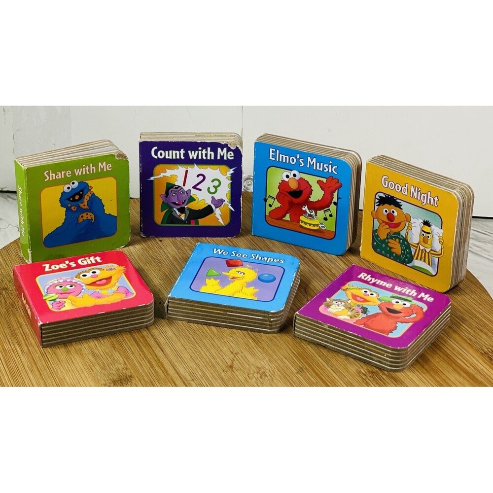 Sesame Street Mini Board Books Lot of 7